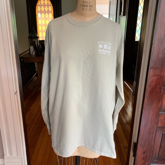 Comfort Colors Alpha Chi Omega Sorority T-shirt L - Picture 3 of 7